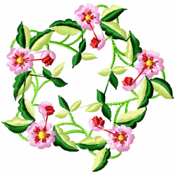 Flowers And Tree Embroidery Design 5 Flowers And Tree Embroidery Design 5